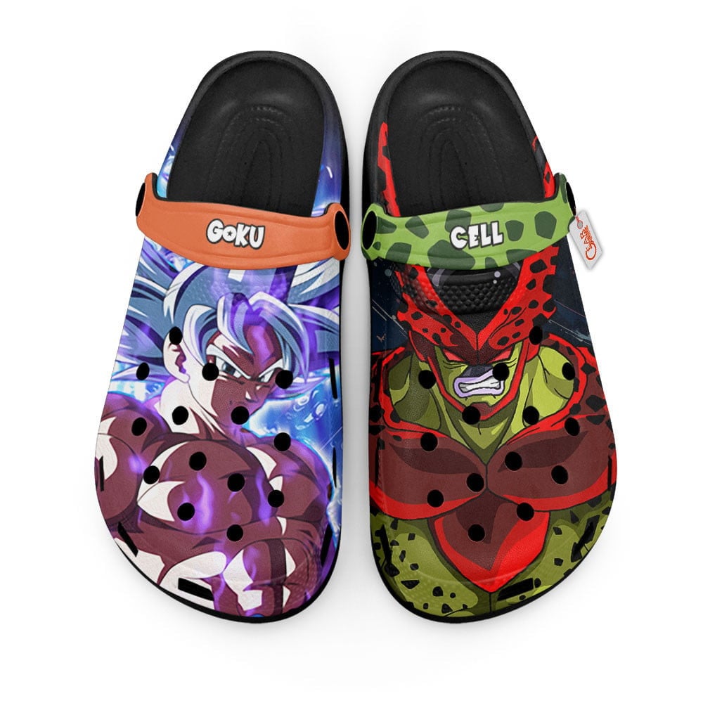 Cronocare Sport Crocson Goku vs Cell Max Dragon Ball Anime Crocs Crocband Clogs Shoes