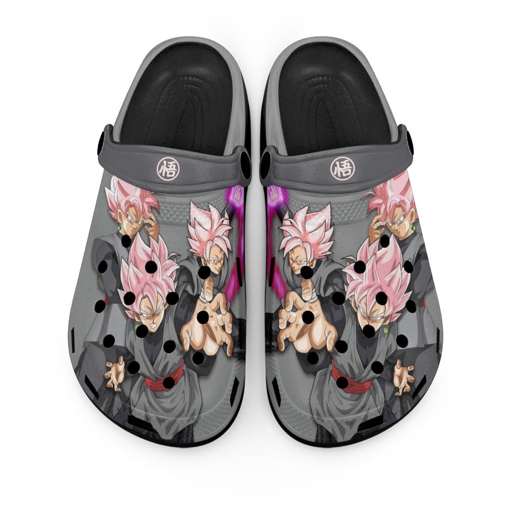 Cronocare Sport Crocson Goku Black Rose Dragon Ball Anime Crocs Crocband Clogs Shoes