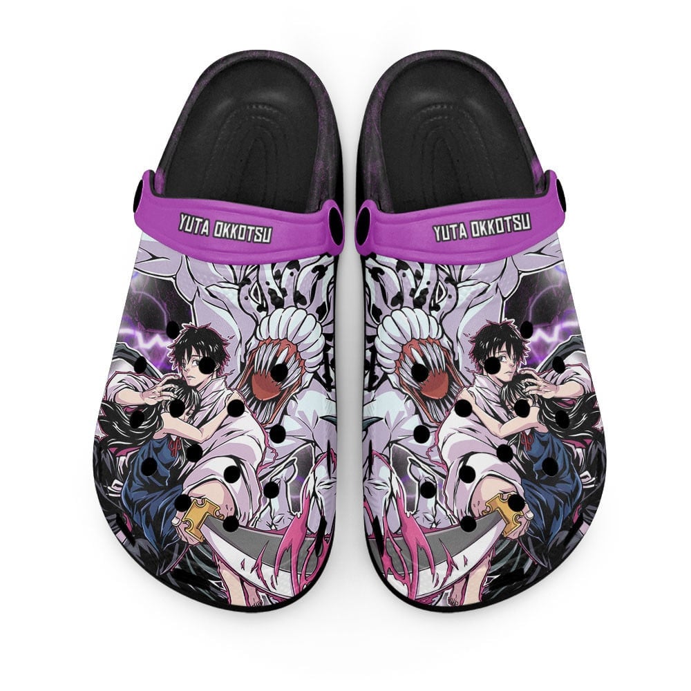 Cronocare Sport Crocs Yuta Okkotsu Jujutsu Kaisen Anime Crocs Crocband Clogs Shoes