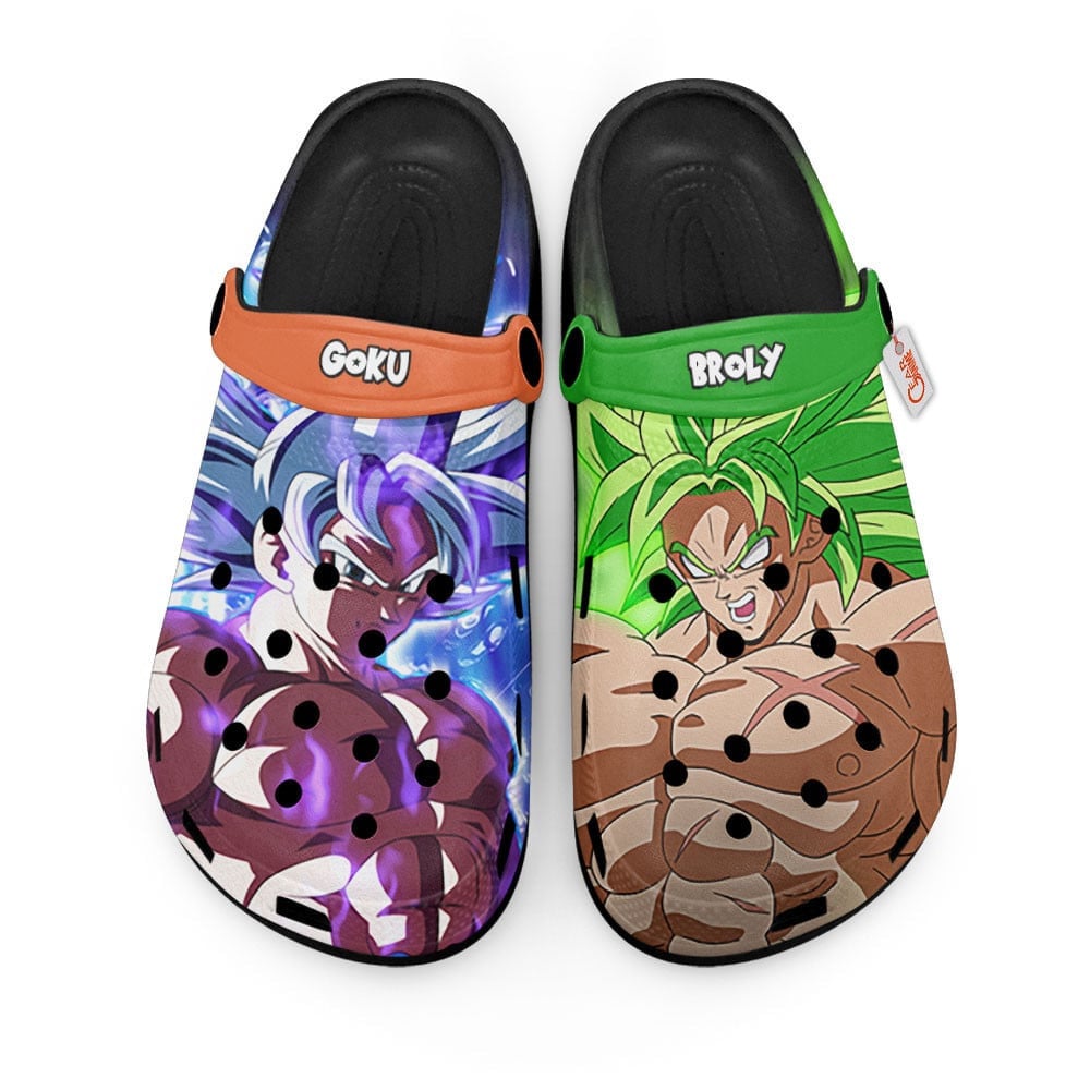 Cronocare Sport Crocson Goku vs Broly Dragon Ball Anime Crocs Crocband Clogs Shoes