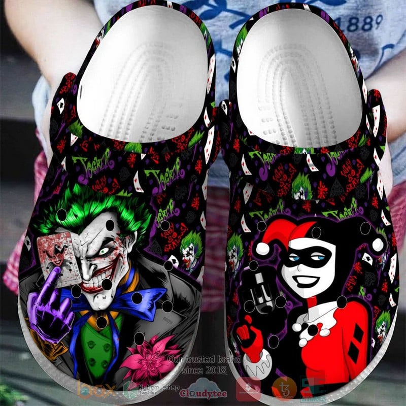 Cronocare Sport Crocs Joker And Harley Quinn Movie Crocs Crocband Clogs Shoes