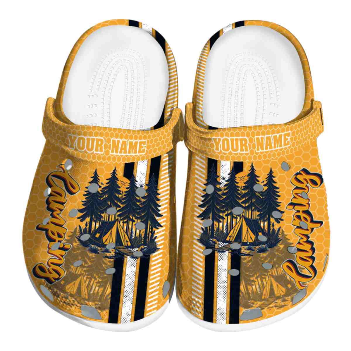 Cronocare Sport Crocs Happy Camping Crocs Crocband Clogs Shoes