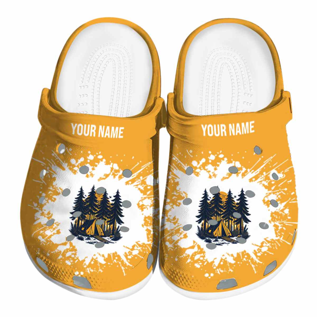 Cronocare Sport Crocs Happy Camping Crocs Crocband Clogs Shoes