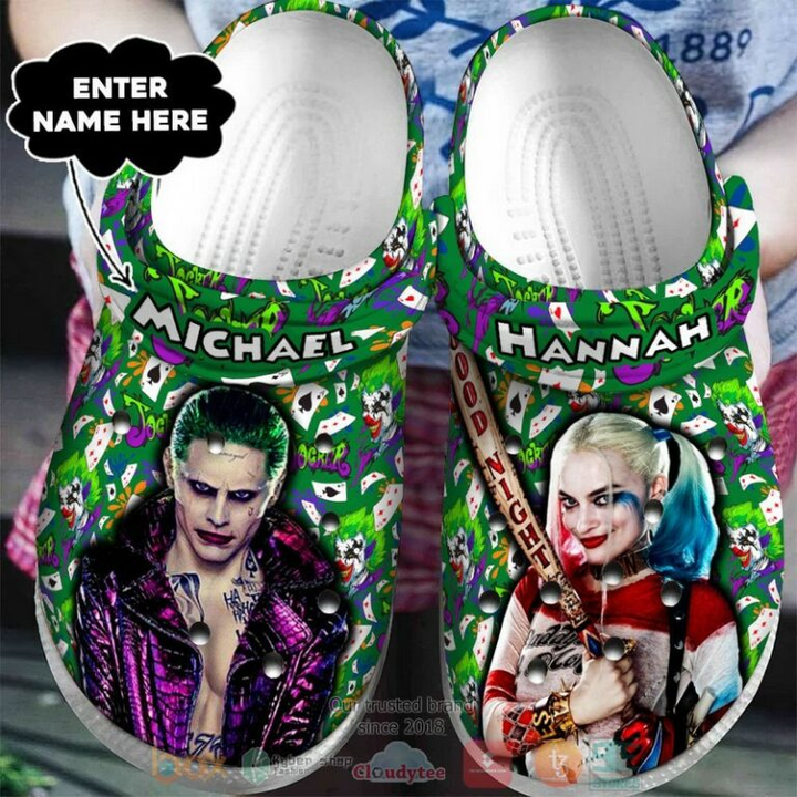Cronocare Sport Crocs Joker And Harley Quinn Movie Crocs Crocband Clogs Shoes