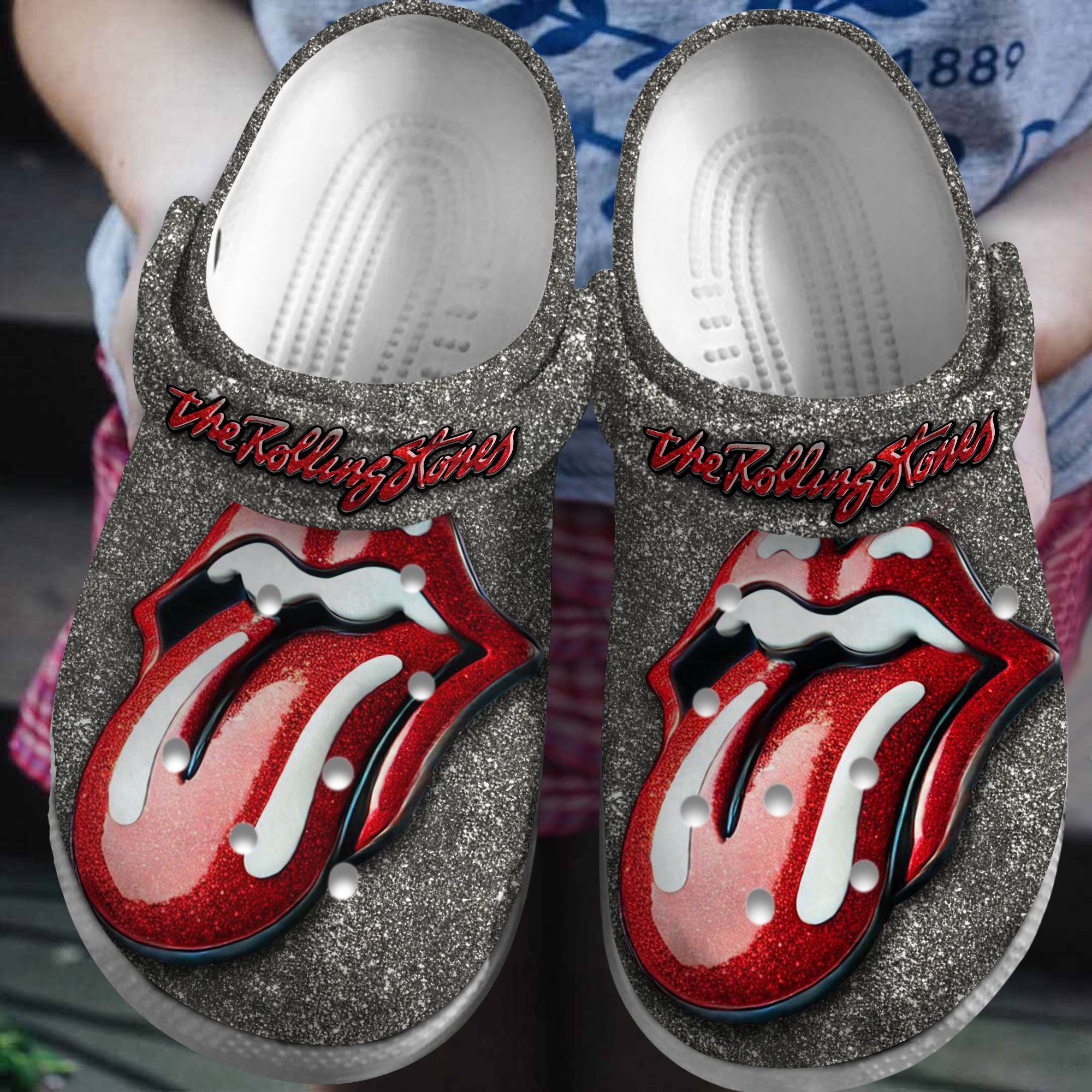 Cronocare Sport Crocs The Rollings Stones Band Music Crocs Crocband Clogs Shoes