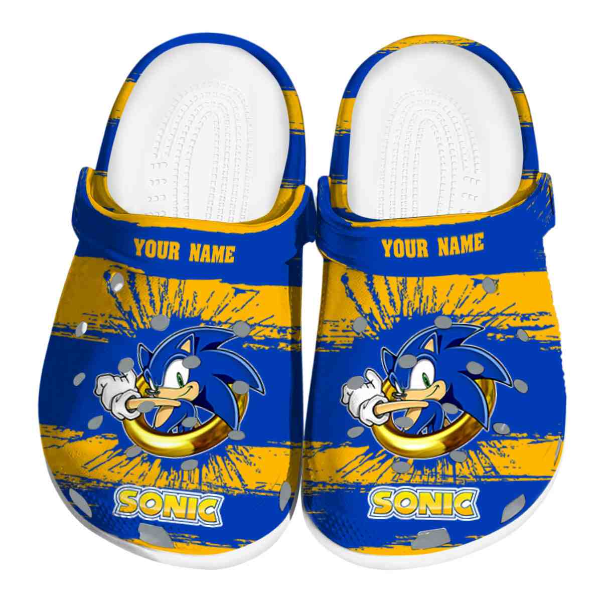 Cronocare Sport Crocsonic The Hedgehog Game Crocs Crocband Clogs Shoes