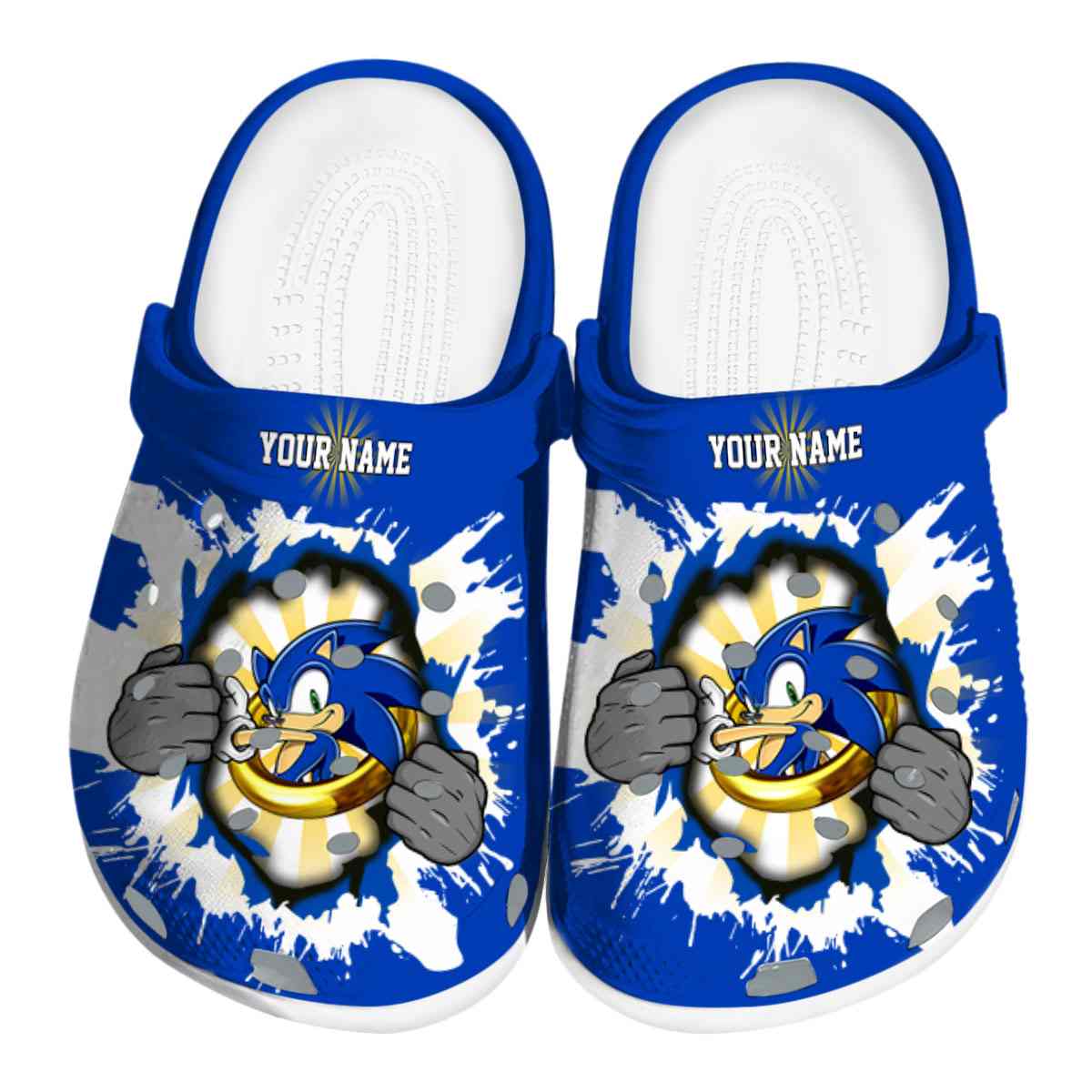 Cronocare Sport Crocsonic The Hedgehog Game Crocs Crocband Clogs Shoes