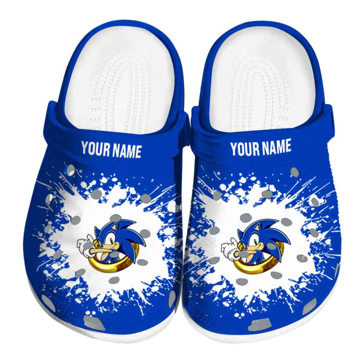 Cronocare Sport Crocsonic The Hedgehog Game Crocs Crocband Clogs Shoes