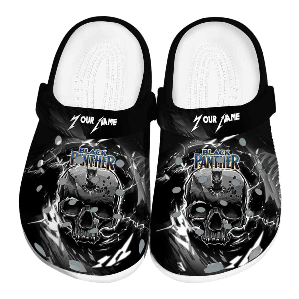Cronocare Sport Crocs Black Panther Movie Crocs Crocband Clogs Shoes