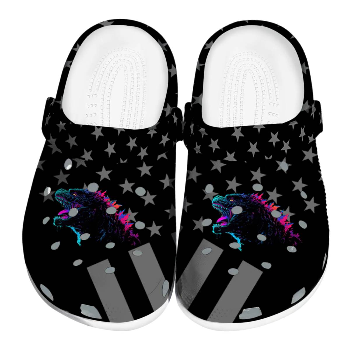 Cronocare Sport Crocs Godzilla Movie Crocs Crocband Clogs Shoes