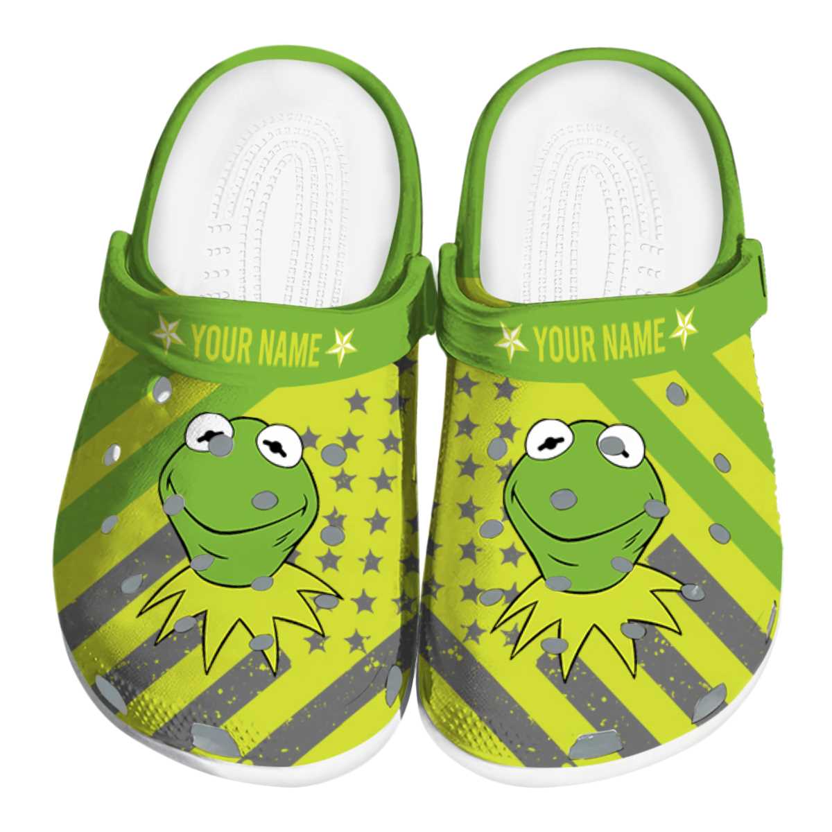 Cronocare Sport Crocs Kermit The Frog Cartoon Crocs Crocband Clogs Shoes