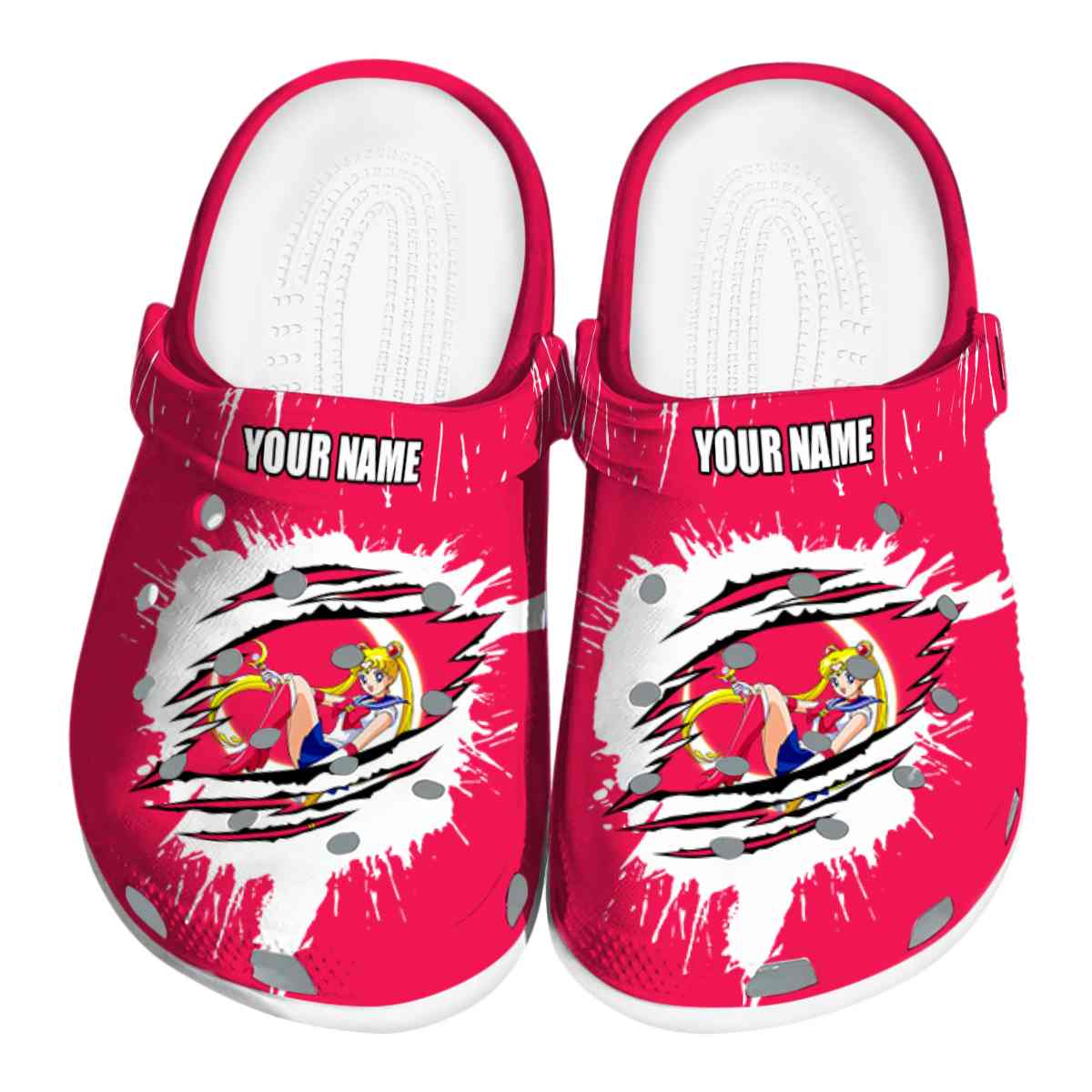 Cronocare Sport Crocsailor Moon Anime Crocs Crocband Clogs Shoes
