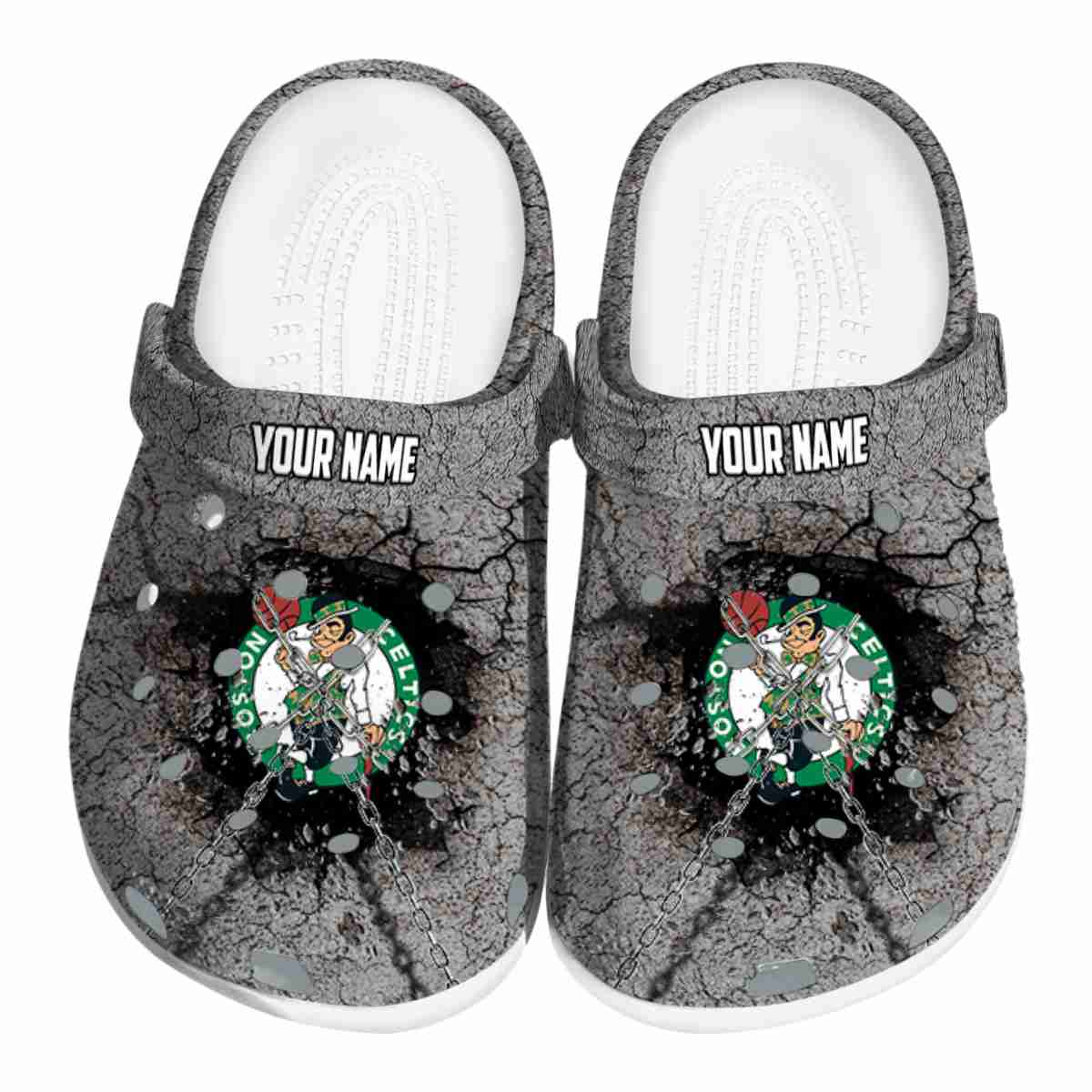 Cronocare Sport Crocs Boston Celtics NBA Basketball Crocs Crocband Clogs Shoes