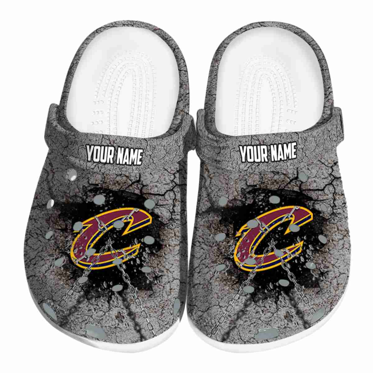 Cronocare Sport Crocs Cleveland Cavaliers NBA Basketball Crocs Crocband Clogs Shoes
