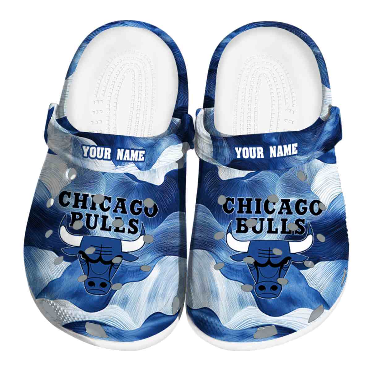 Cronocare Sport Crocs Chicago Bulls NBA Basketball Crocs Crocband Clogs Shoes