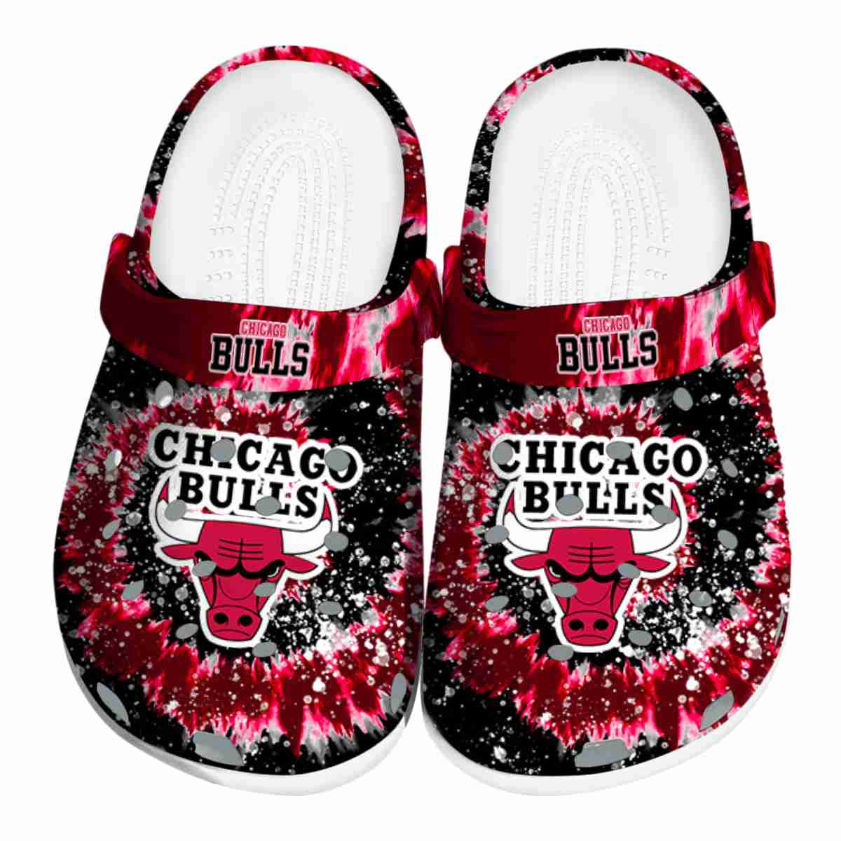 Cronocare Sport Crocs Chicago Bulls NBA Basketball Crocs Crocband Clogs Shoes