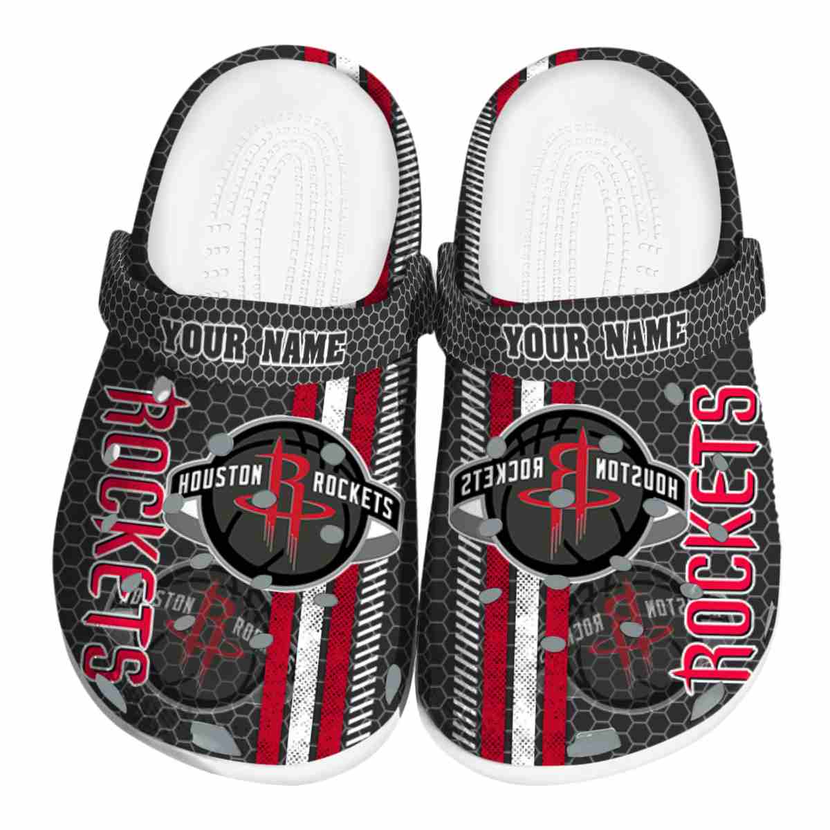 Cronocare Sport Crocs Houston Rockets NBA Basketball Crocs Crocband Clogs Shoes