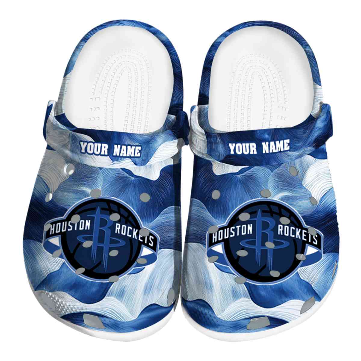 Cronocare Sport Crocs Houston Rockets NBA Basketball Crocs Crocband Clogs Shoes