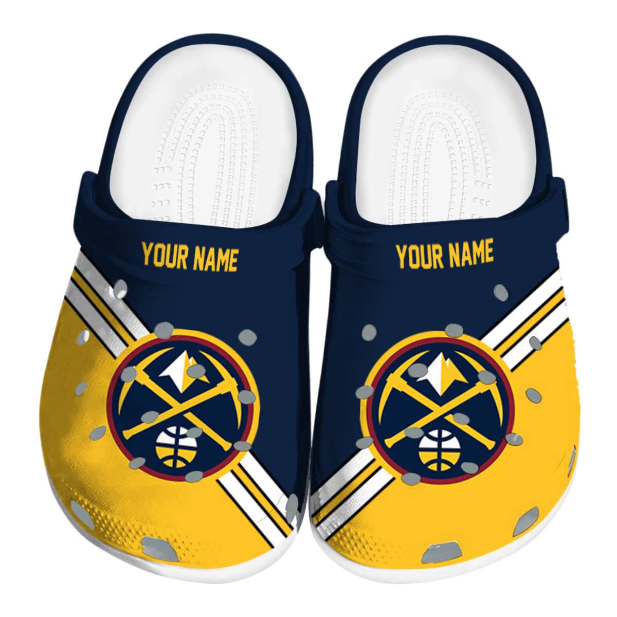 Cronocare Sport Crocs Denver Nuggets NBA Basketball Crocs Crocband Clogs Shoes