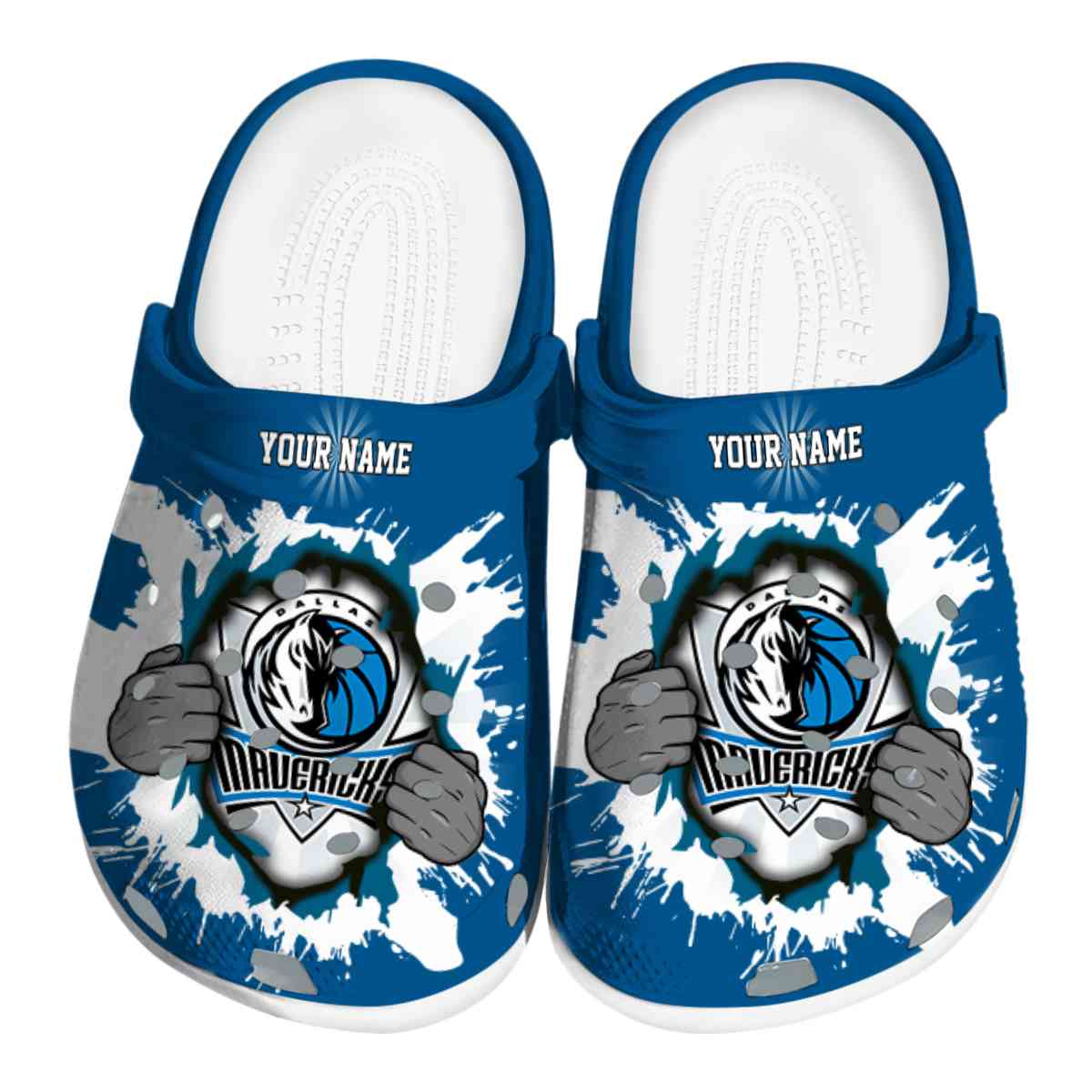 Cronocare Sport Crocs Dallas Mavericks NBA Basketball Crocs Crocband Clogs Shoes