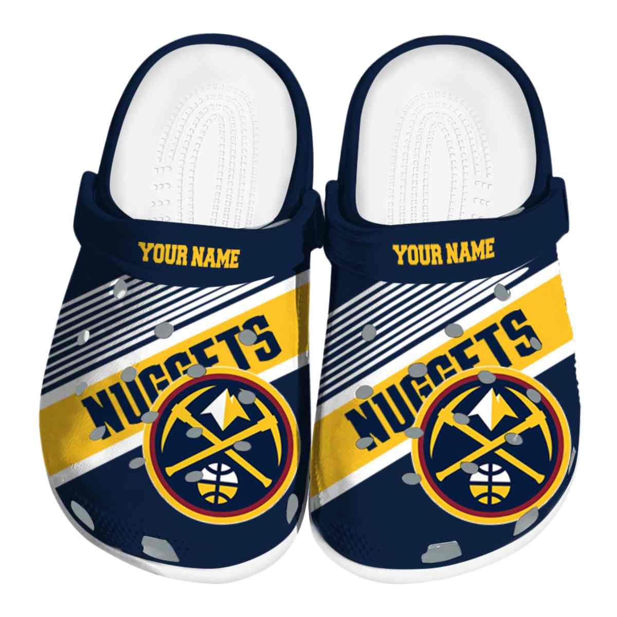 Cronocare Sport Crocs Denver Nuggets NBA Basketball Crocs Crocband Clogs Shoes