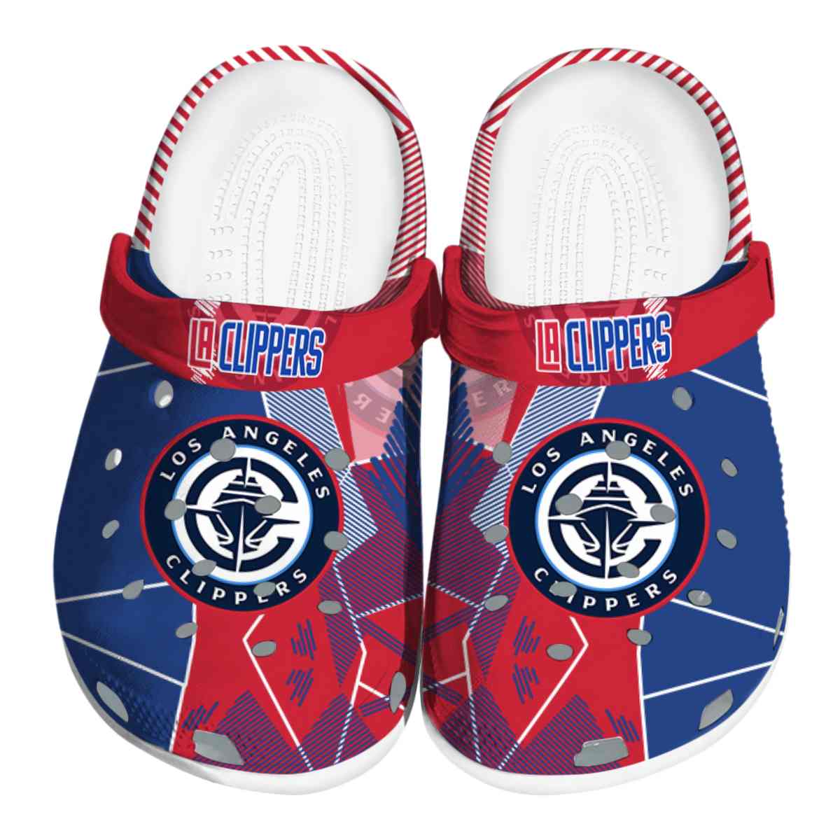 Cronocare Sport Crocs Los Angeles Clippers NBA Basketball Crocs Crocband Clogs Shoes