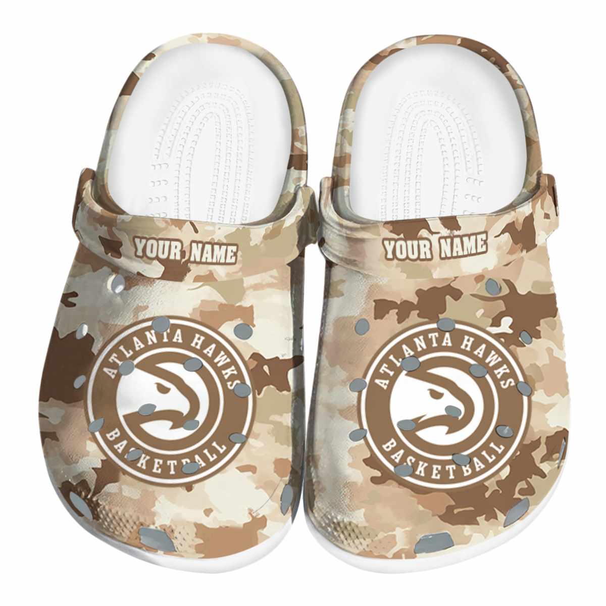 Cronocare Sport Crocs Atlanta Hawks NBA Basketball Crocs Crocband Clogs Shoes