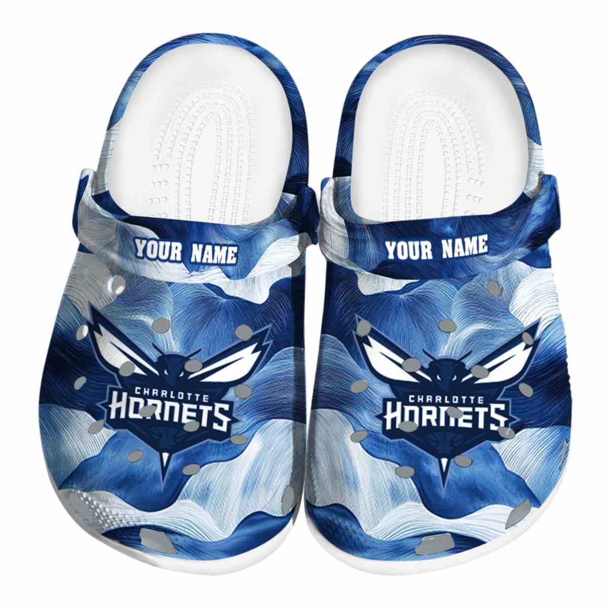 Cronocare Sport Crocs Charlotte Hornets NBA Basketball Crocs Crocband Clogs Shoes