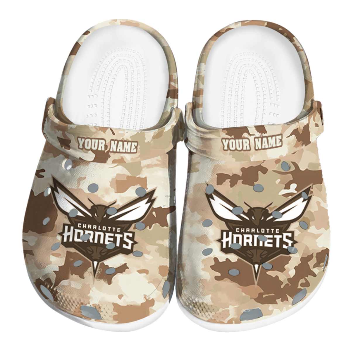 Cronocare Sport Crocs Charlotte Hornets NBA Basketball Crocs Crocband Clogs Shoes