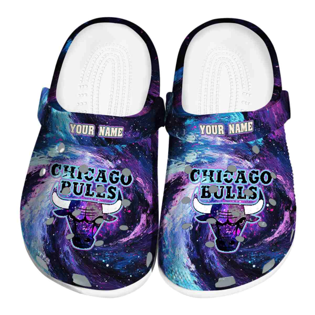 Cronocare Sport Crocs Chicago Bulls NBA Basketball Crocs Crocband Clogs Shoes