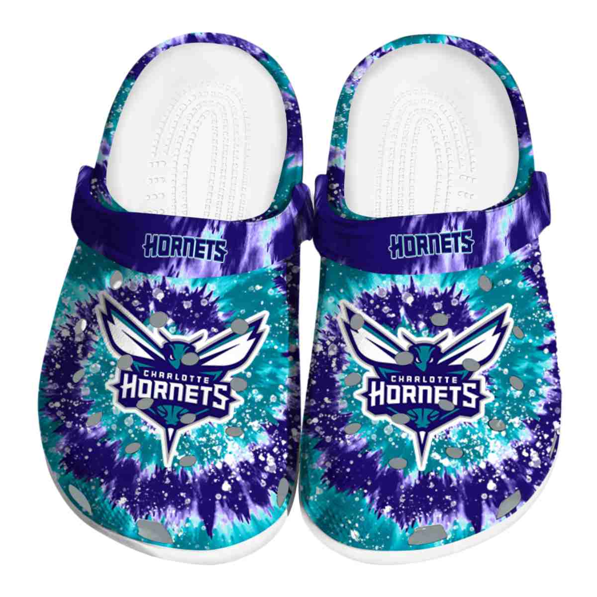 Cronocare Sport Crocs Charlotte Hornets NBA Basketball Crocs Crocband Clogs Shoes