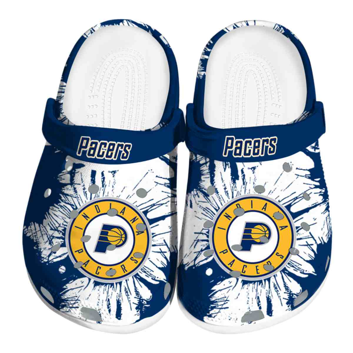 Cronocare Sport Crocs Indiana Pacers NBA Basketball Crocs Crocband Clogs Shoes