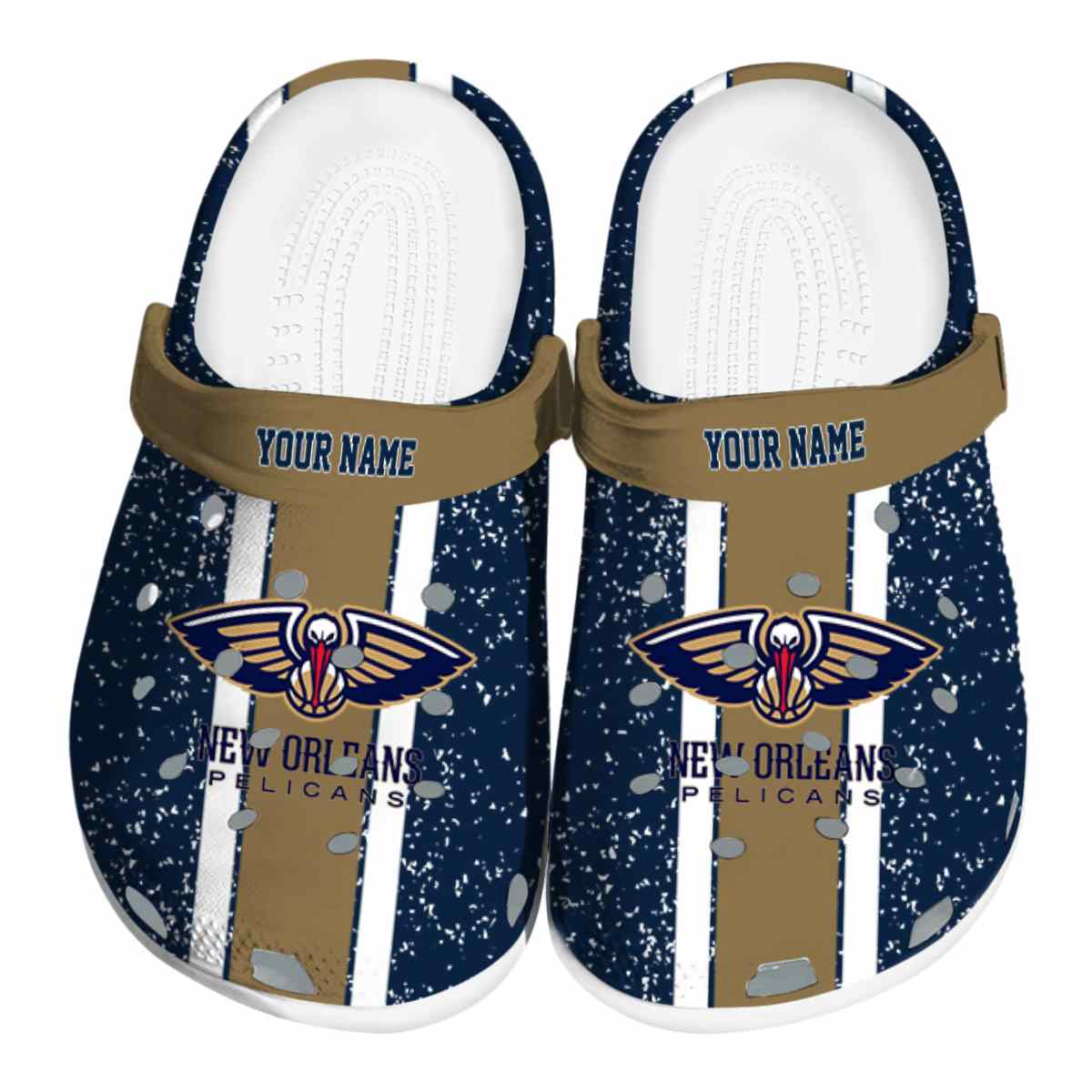 Cronocare Sport Crocs New Orleans Pelicans NBA Basketball Crocs Crocband Clogs Shoes