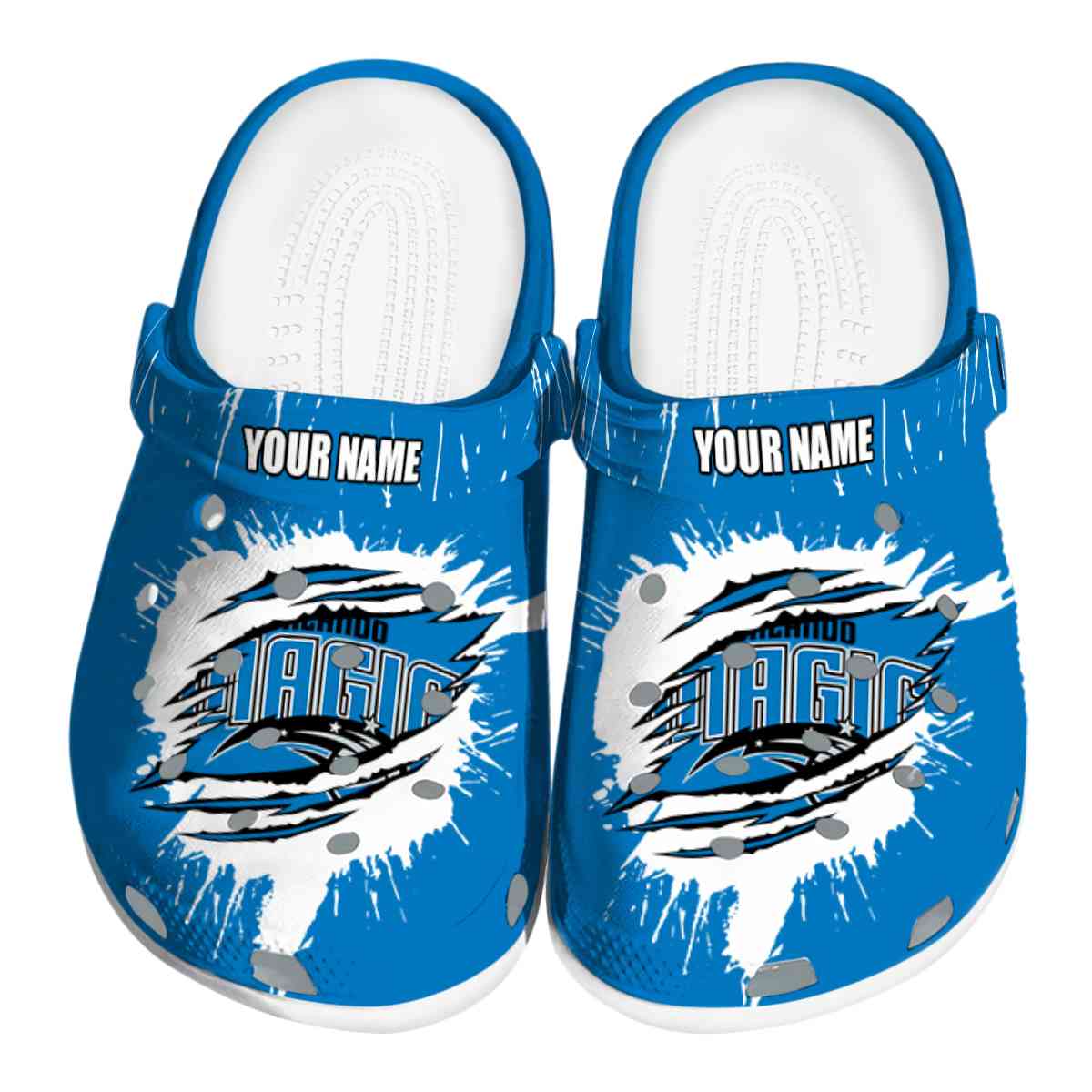 Cronocare Sport Crocs Orlando Magic NBA Basketball Crocs Crocband Clogs Shoes