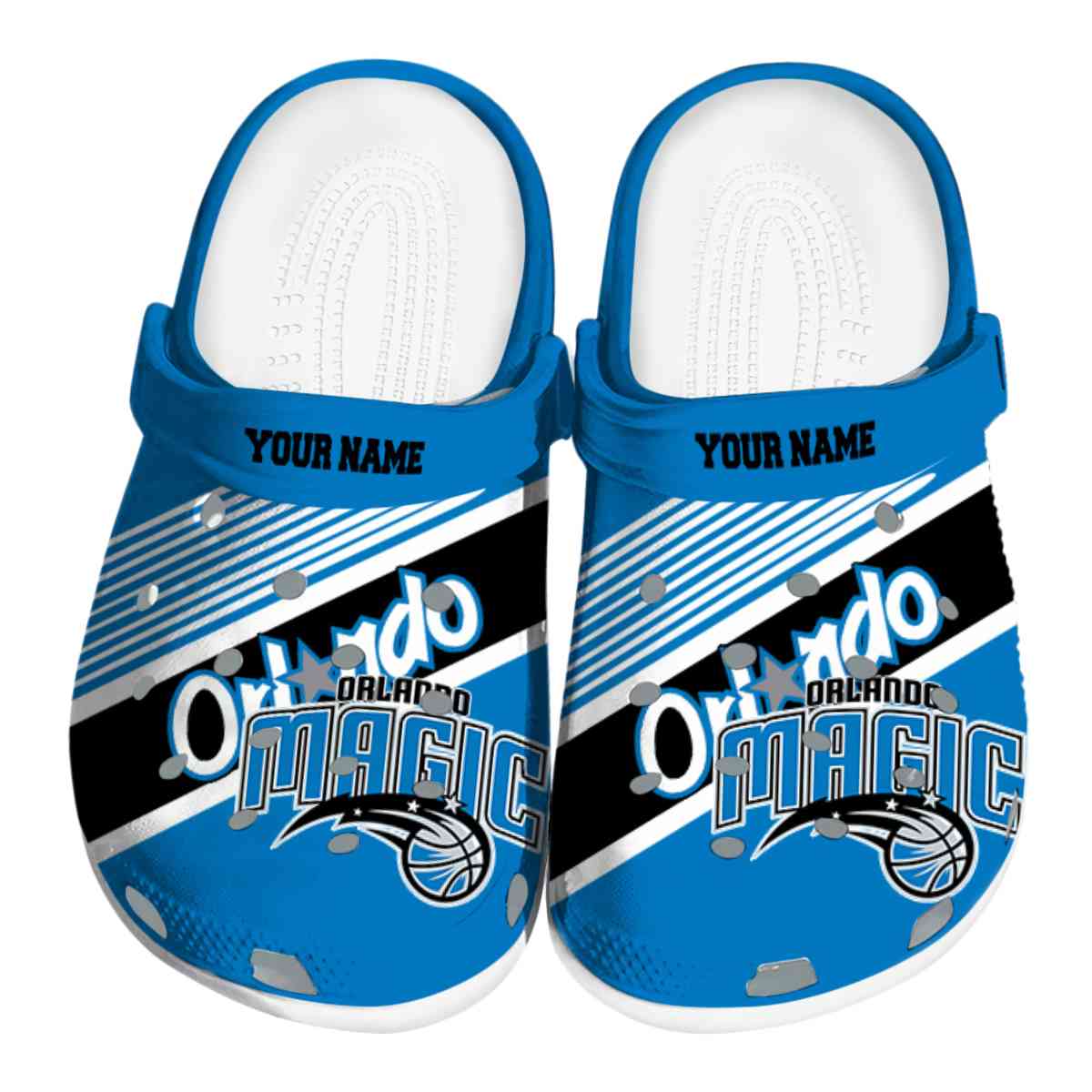 Cronocare Sport Crocs Orlando Magic NBA Basketball Crocs Crocband Clogs Shoes