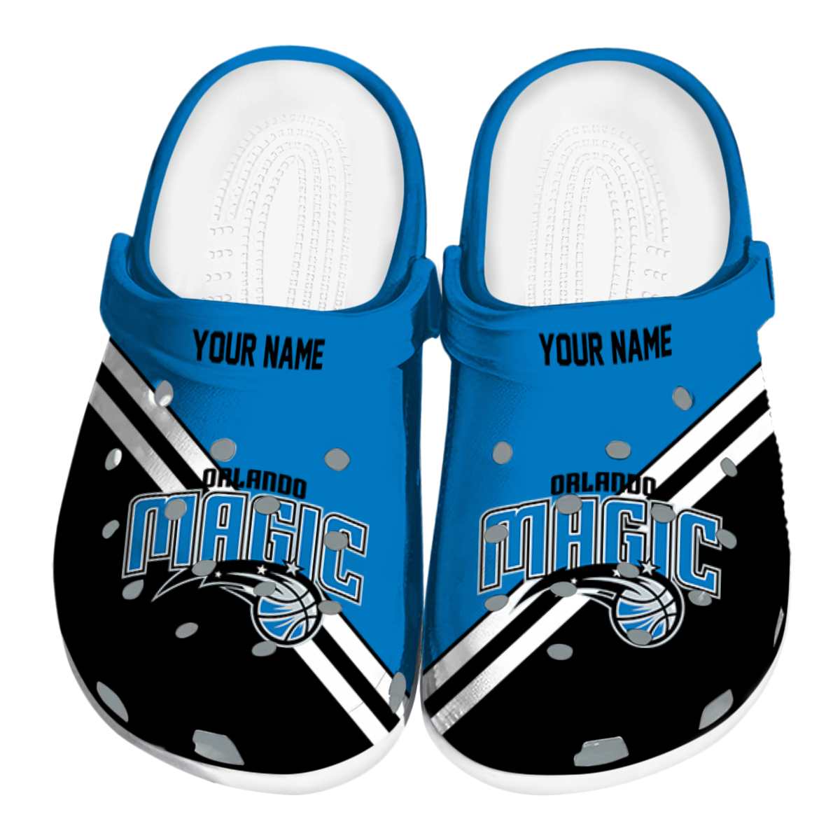 Cronocare Sport Crocs Orlando Magic NBA Basketball Crocs Crocband Clogs Shoes
