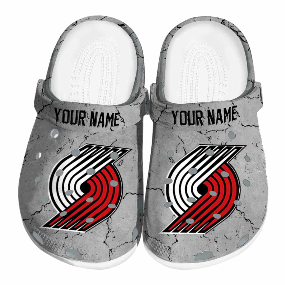 Cronocare Sport Crocs Portland Trail Blazers NBA Basketball Crocs Crocband Clogs Shoes