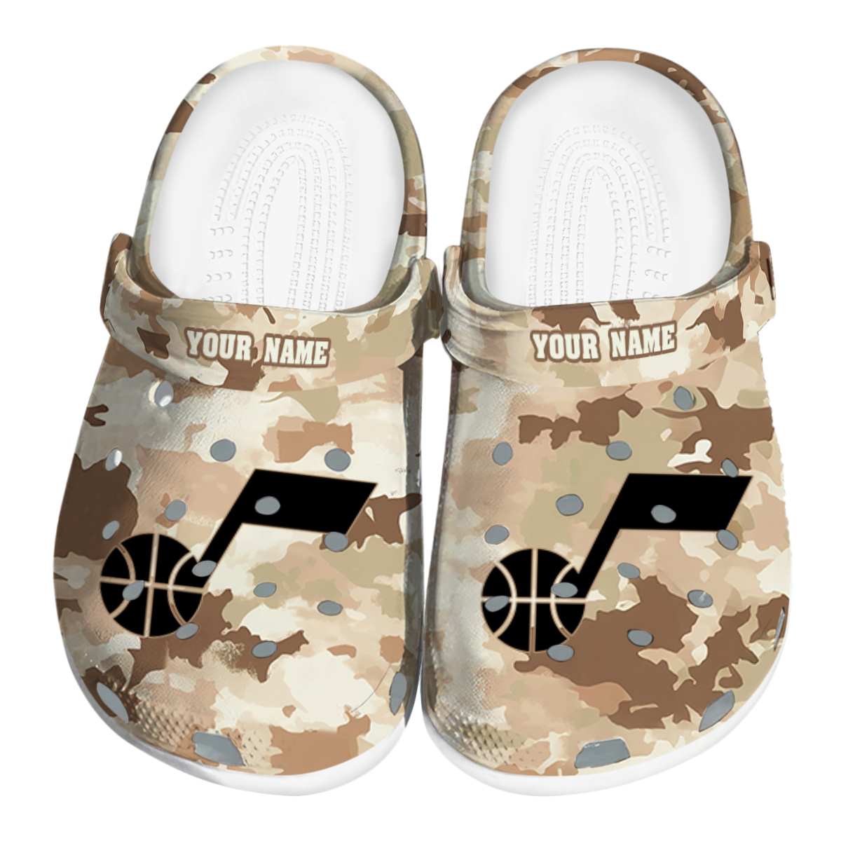 Cronocare Sport Crocs Utah Jazz NBA Basketball Crocs Crocband Clogs Shoes