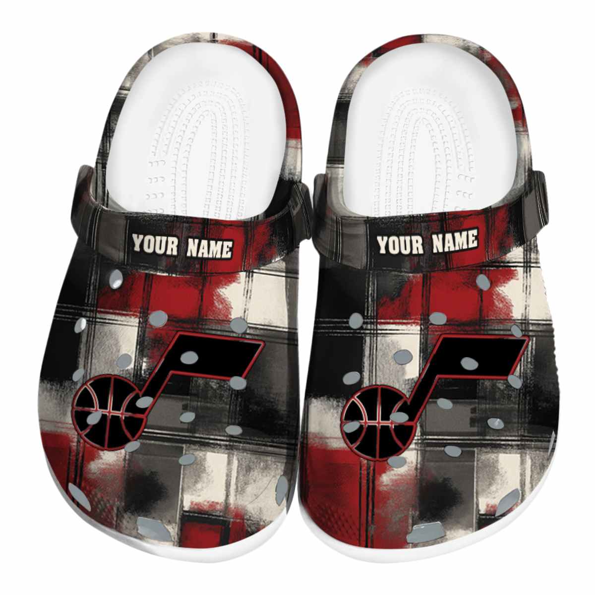 Cronocare Sport Crocs Utah Jazz NBA Basketball Crocs Crocband Clogs Shoes
