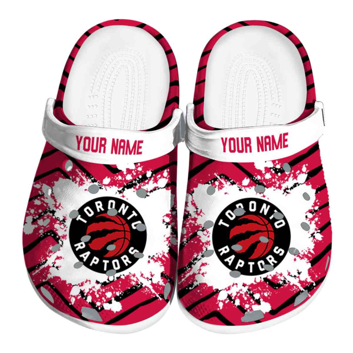 Cronocare Sport Crocs Toronto Raptors NBA Basketball Crocs Crocband Clogs Shoes