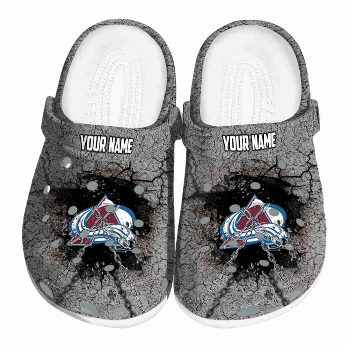 Cronocare Colorado Avalanche NHL Sport Crocs