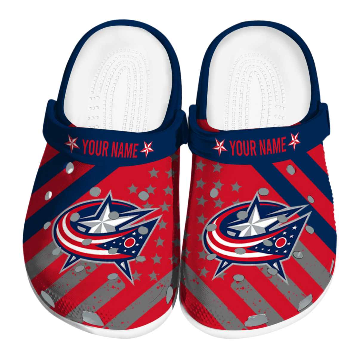 Cronocare Columbus Blue Jackets NHL Sport Crocs