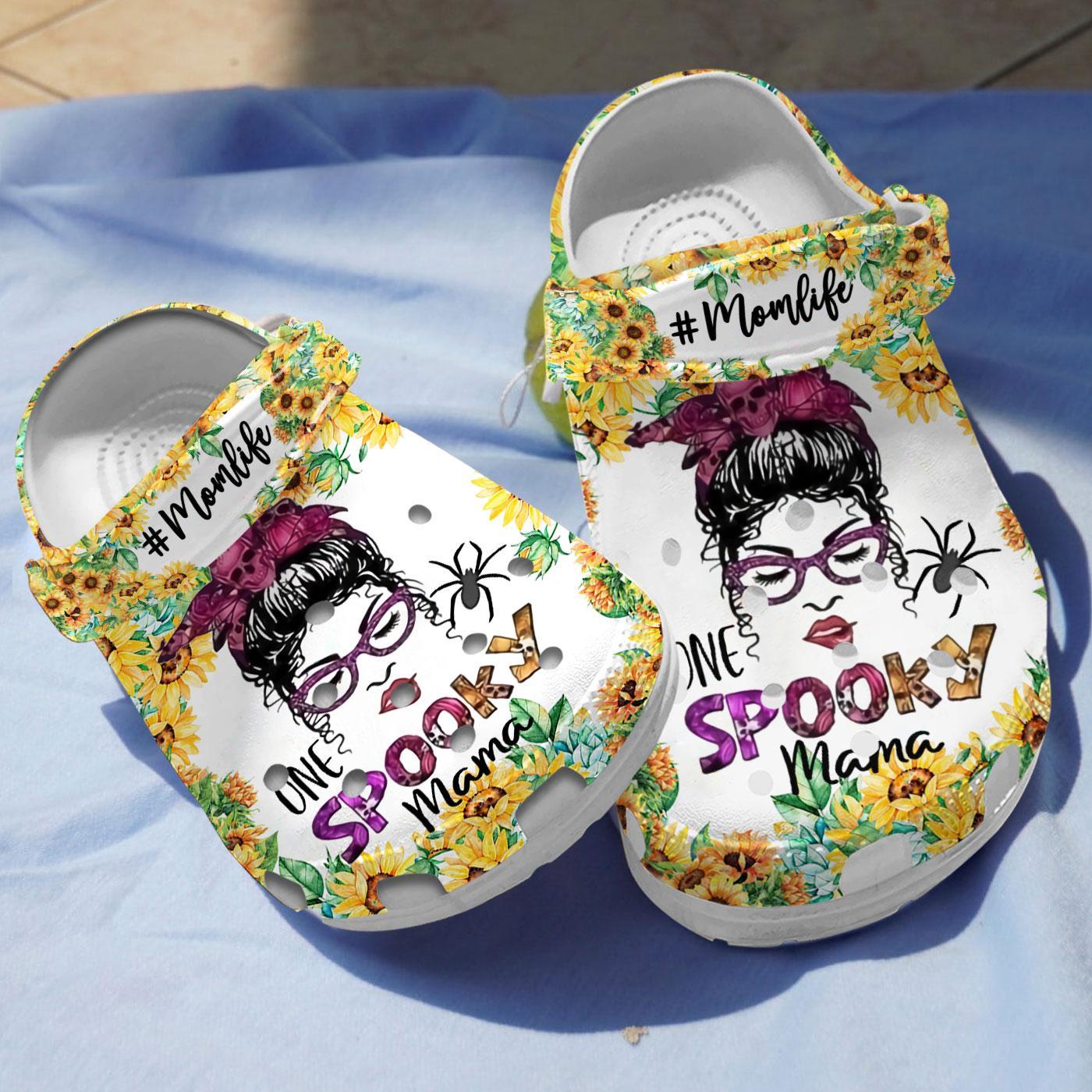 Cronocare NFL Crocsunflower Momlife Crocs Crocband Clogs Shoes