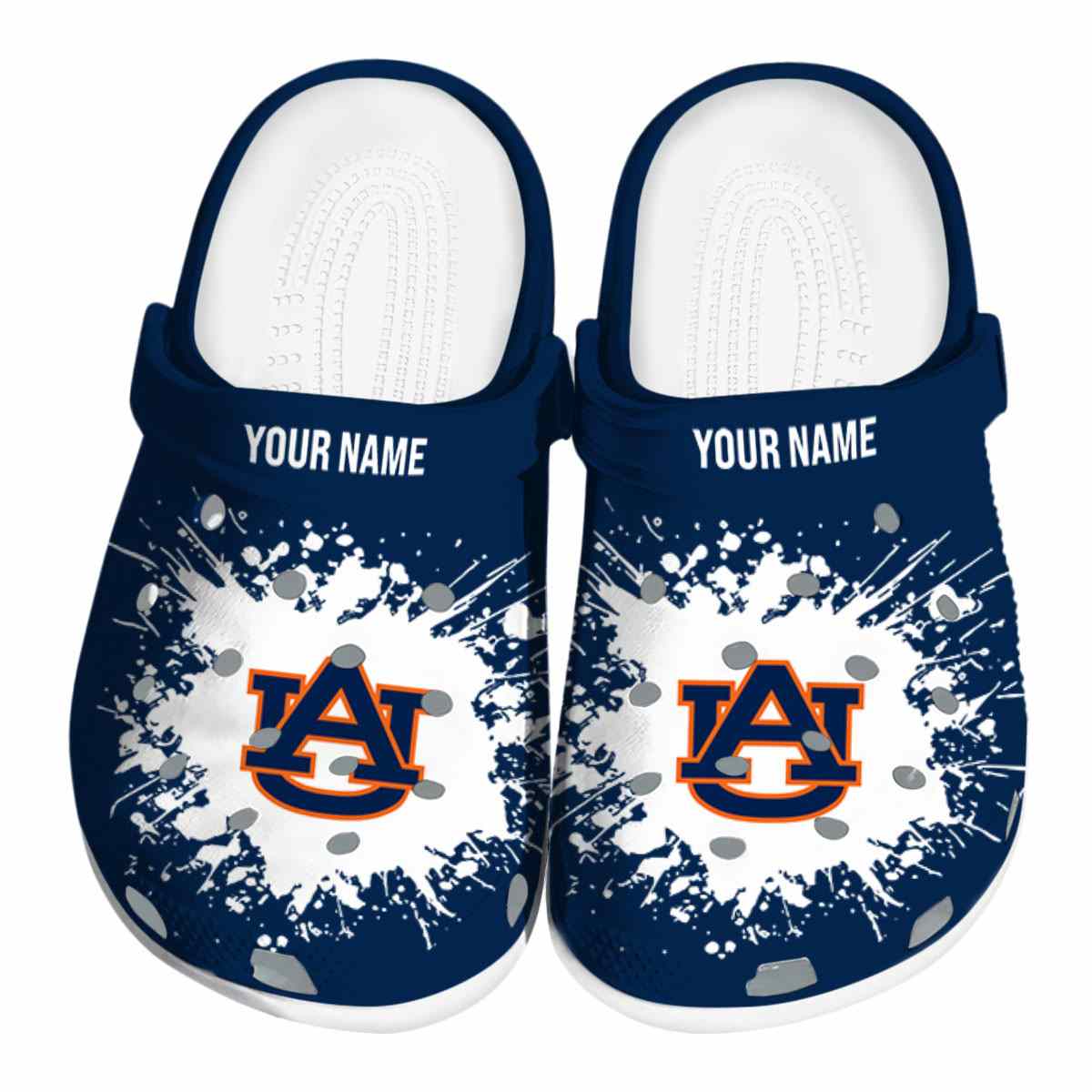 Auburn Tigers Ncaa Crocs Clog Shoes Sport Crocband Style