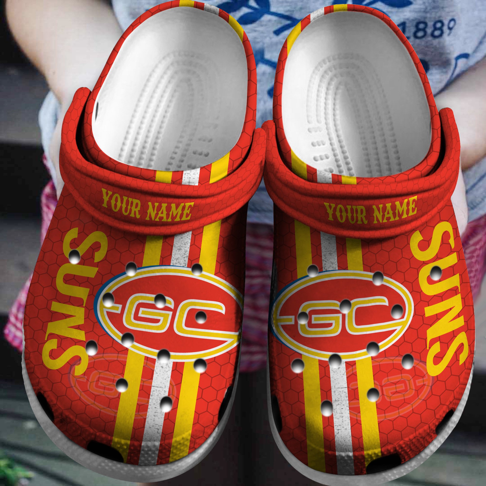 Cronocare Suns AFL Personalized Crocs For All Fans