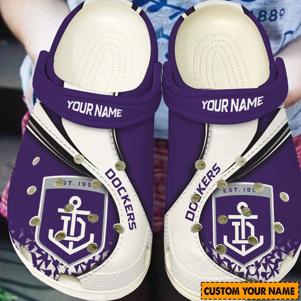 Cronocare Fremantle AFL Personalized Crocs For Fan
