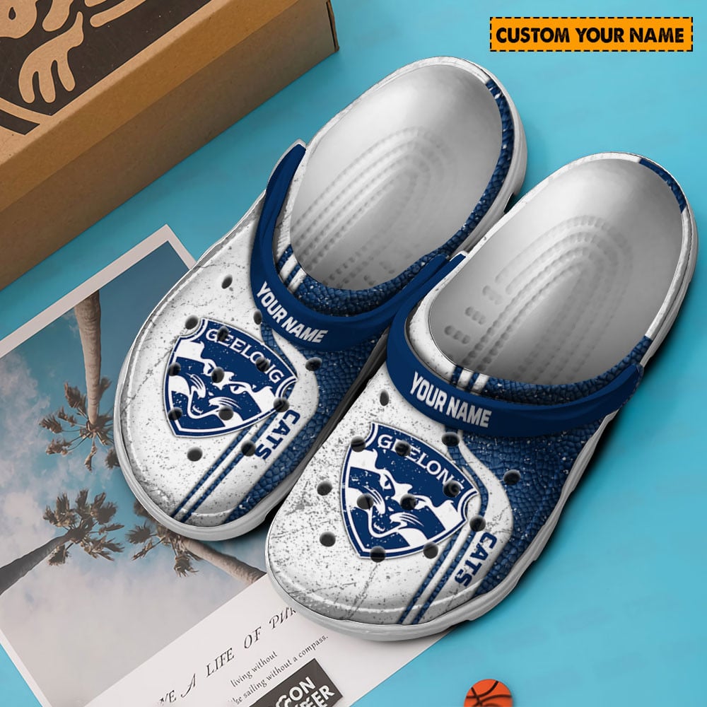 Cronocare Geelong AFL Personalized Crocs
