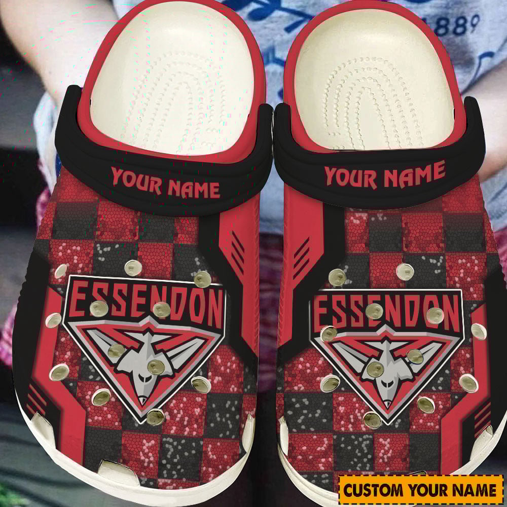 Cronocare Essendon AFL Personalized Crocs For Fan