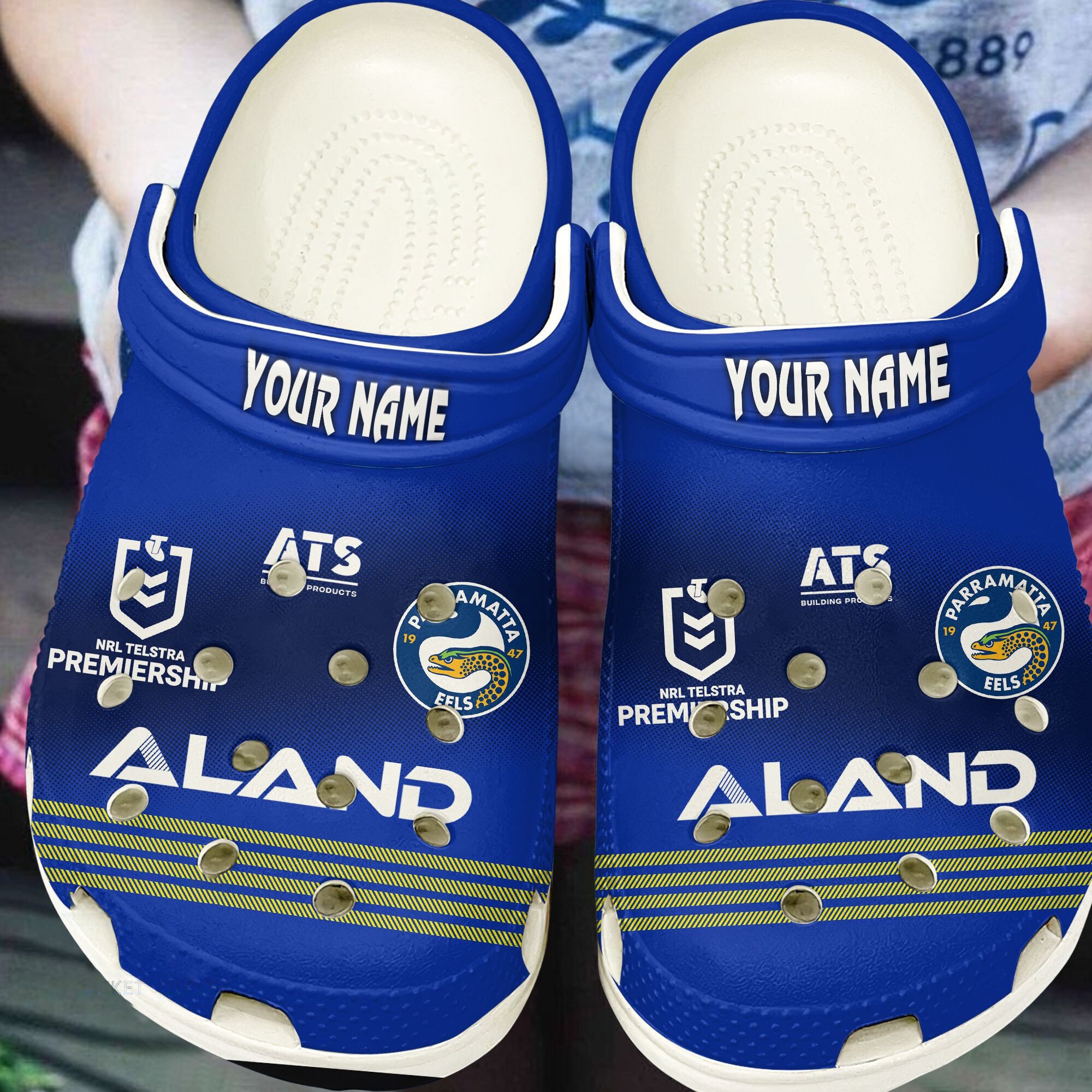Cronocare Parramatta Eels NRL 3D Crocs Personalized Gift For Fans For Father