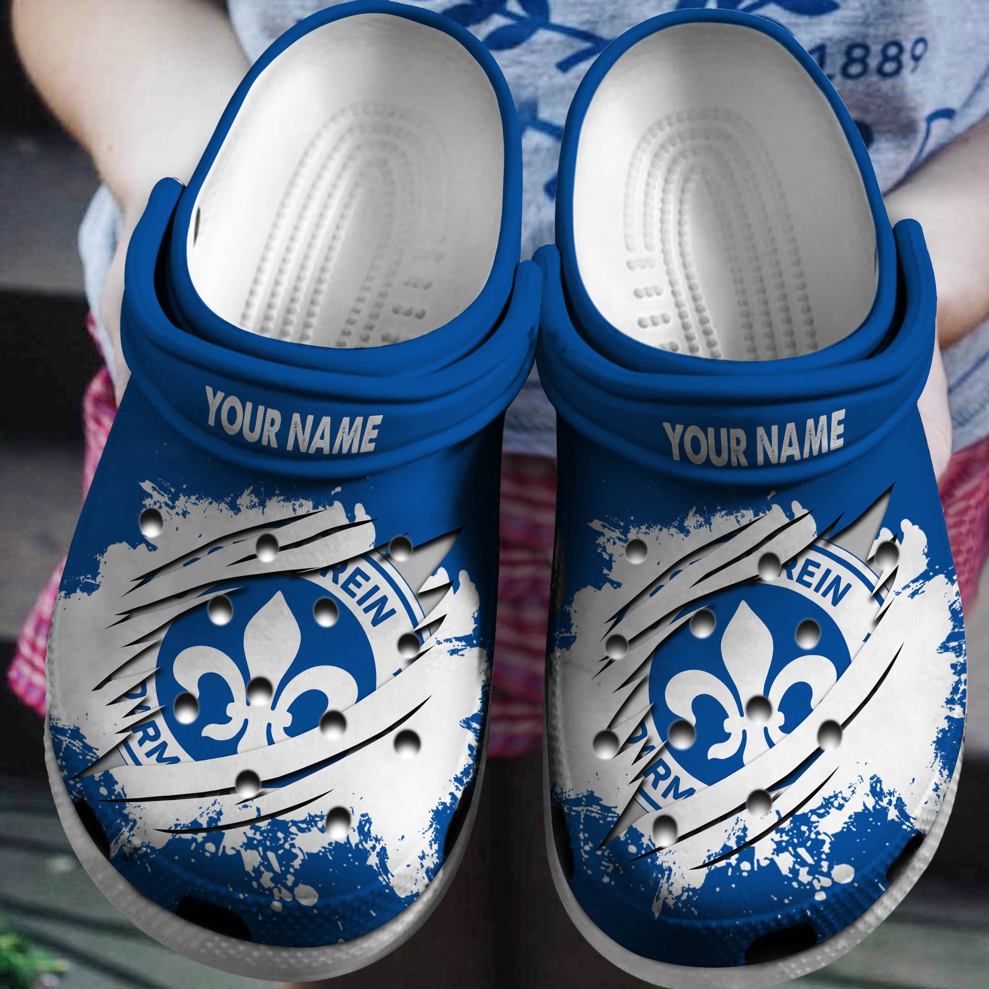 Cronocare SV Darmstadt 98 BDLG Personalized New Crocshoes Gifts For Fans